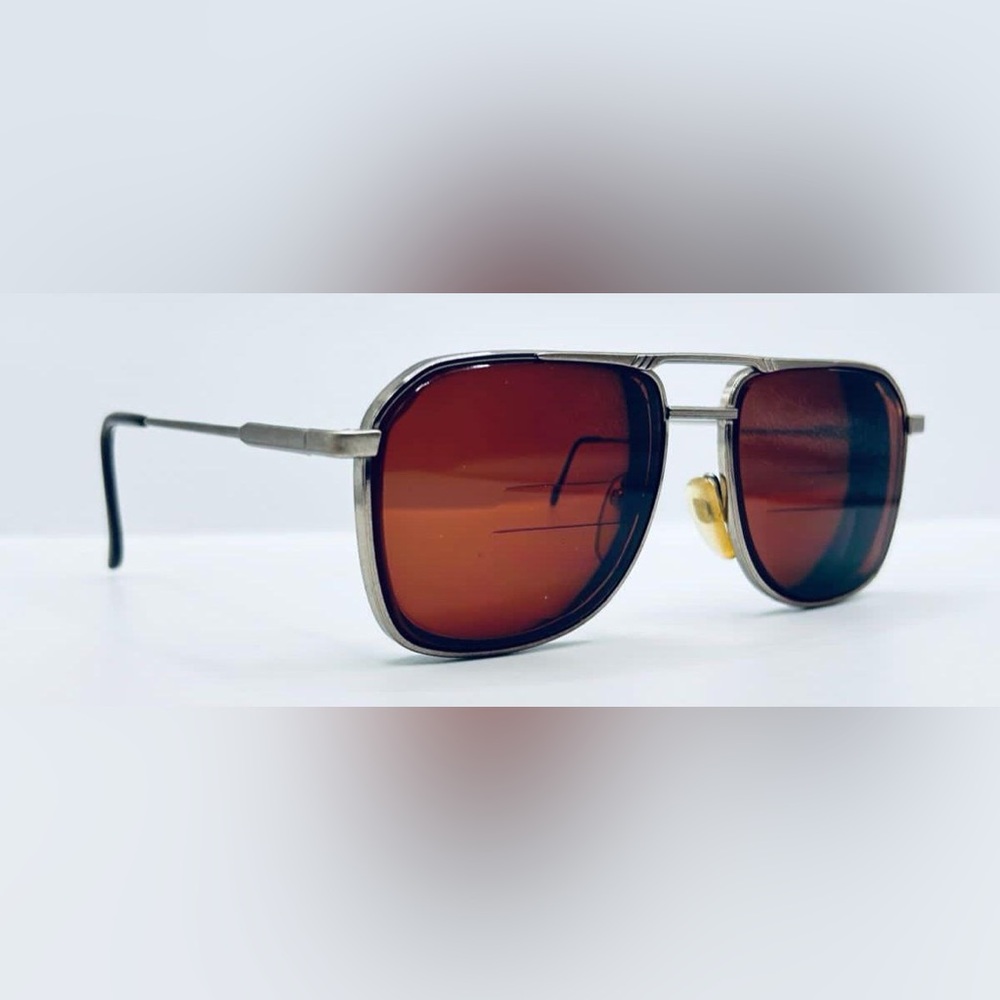 Vintage Sebastiano Silver Pilot Sunglasses Frames Only